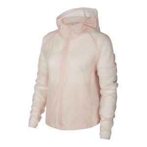 Nike Light Weight Pink Full Zip Hooded Windbreaker Jacket size M